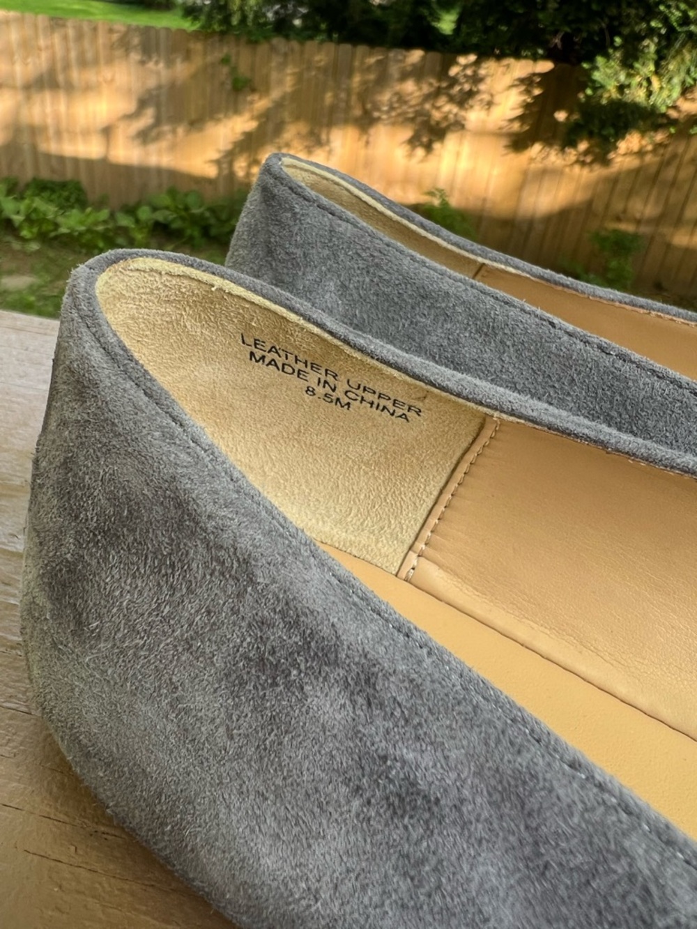 NWOT Talbots Suede Tassel Loafers - Gray 8.5 - Picture 2 of 6